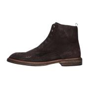 Heren Brogue Veterboots Floris van Bommel , Brown , Heren