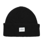 Zwarte Classic Beanie Muts Arkk Copenhagen , Black , Dames