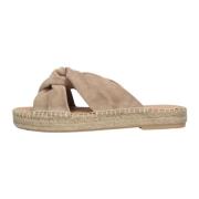 Beige Espadrille Slipper Mondi Luz Via Vai , Beige , Dames