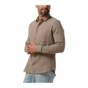 Casual Beige Overhemd Dstrezzed , Beige , Heren