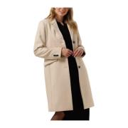 Pamela Coat in Zandkleur Modström , Beige , Dames