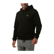 Heren Sweatshirt Zwart Sweater Lacoste , Black , Heren