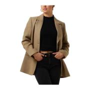 Beige Ginnimd Jacket Dames Blazers Modström , Beige , Dames