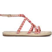 Gevlochten Touw Sandalen Manebí , Pink , Dames