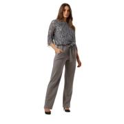 Zilveren Jumpsuit Damesbroeken Ana Alcazar , Gray , Dames