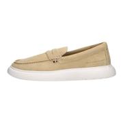 Beige Suède Trendy Loafer Lichtgewicht Tommy Hilfiger , Beige , Heren