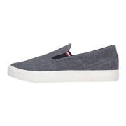 Canvas Instappers Tommy Hilfiger , Blue , Heren