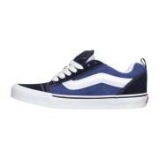 Casual Blauw Suède Lage Sneakers Vans , Multicolor , Heren