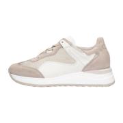 Beige Lage Sneaker Comfort Collectie Gabor , Multicolor , Dames