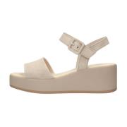 Beige Suède Sandalen Stijlvol Model Gabor , Beige , Dames