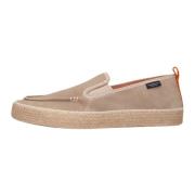 Beige Suède Slip On Loafers Scotch & Soda , Beige , Heren