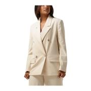 Zoey Blazer Selected Femme , Beige , Dames