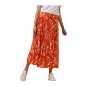 Enkellange Rok in Oranje Selected Femme , Orange , Dames