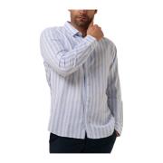 Heren Overhemden Slhslimnew-linen Shirts Ls Classic W Selected Homme ,...