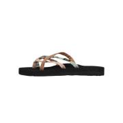 Kleurrijke Bandjes Zomer Sandalen Teva , Multicolor , Dames