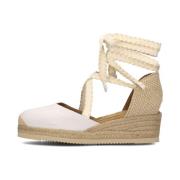 Witte Chaplin Espadrilles Unisa , White , Dames