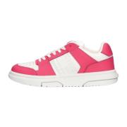 Roze Lage Skate Sneakers Tommy Jeans , Pink , Dames