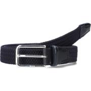 Gevlochten Donkerblauwe Riem Clorio Hugo Boss , Blue , Heren