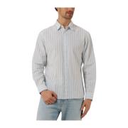 Heren Overhemden Slhslimnew-linen Shirt Ls Noos Selected Homme , Multi...