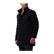 Peel Coat B Zwarte Jas Selected Homme , Black , Heren