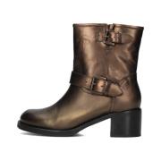 Edgy Bikerboots New-Camperos Bronx , Brown , Dames