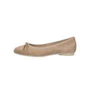 Comfortabele Beige Suède Ballerina's Paul Green , Beige , Dames