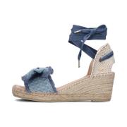 Blauwe Bow Espadrilles Eve Fred De La Bretoniere , Blue , Dames