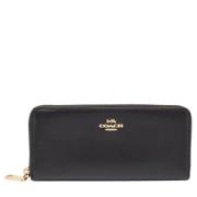 Pre-owned Leather wallets Coach Pre-owned , Black , Dames