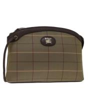 Pre-owned Canvas clutches Burberry Vintage , Brown , Dames