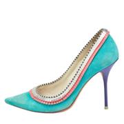 Pre-owned Leather heels Sophia Webster Pre-owned , Blue , Dames