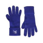 Luxe Cashmere Handschoenen Burberry , Blue , Dames