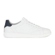 Witte Heren Sneakers U456Fb Geox , White , Heren