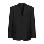 Blazer met open revers Balenciaga , Black , Heren