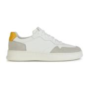 Witte Sneakers voor Mannen Geox , Multicolor , Heren