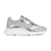 Zilveren Ice Sneakers Diodiana Geox , Gray , Dames