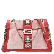 Pre-owned Canvas fendi-bags Fendi Vintage , Red , Dames