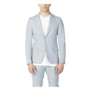 Groene Marl Blazer met Reverskraag Antony Morato , Green , Heren