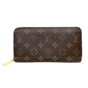 Pre-owned Canvas wallets Louis Vuitton Vintage , Brown , Dames