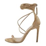 Pre-owned Suede sandals Burberry Vintage , Beige , Dames