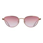 Rose Gold Pink Gradient Sunglasses Matsuda , Yellow , Dames