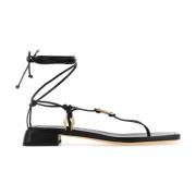 Zwarte Onyxia Teenslippers Jimmy Choo , Black , Dames