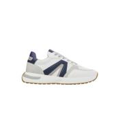 Wit Blauw Grijs Runner Sneakers Alexander Smith , Multicolor , Heren