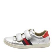 Pre-owned Leather sneakers Gucci Vintage , Multicolor , Dames