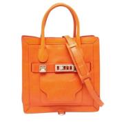 Pre-owned Leather totes Proenza Schouler Pre-owned , Orange , Dames