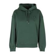 Vossenkop Patch Hoodie Maison Kitsuné , Green , Dames