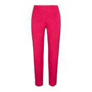 Slim-Fit Stretch Poplin Broek Maliparmi , Pink , Dames