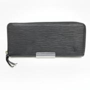 Pre-owned Leather wallets Louis Vuitton Vintage , Black , Dames