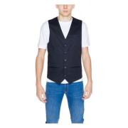 Suit Vests Gianni Lupo , Black , Heren