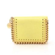Pre-owned Leather wallets Stella McCartney Pre-owned , Yellow , Dames