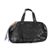 Zwarte handtas met verstelbare handvatten en zakken Desigual , Black ,...